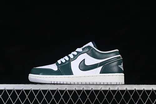 All categories Air Jordan Jordan series basketball shoes Air Jordan 1 Low Air Jordan 1 Low AJ1 Joe 1 white and green low-top cultural and casual sneakers FQ7687-300